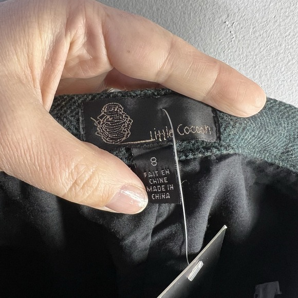 Little Cocoon Boys Sz 8 Green‎ Dress Pants Wool Blend Family Photos Worship - Picture 8 of 11